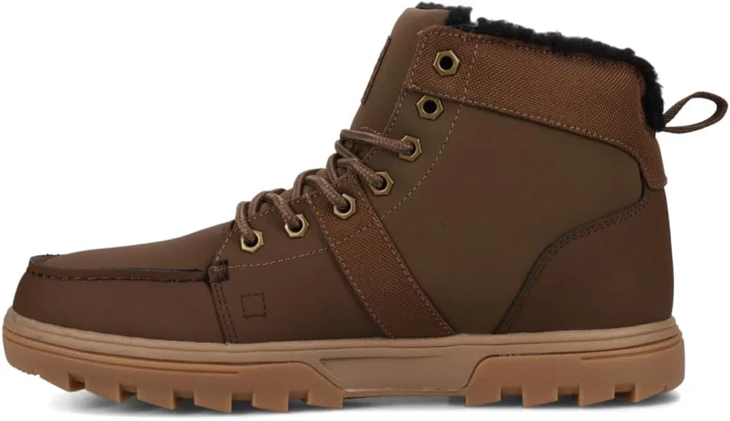 Мужские лодочные ботинки DC Shoes Woodland, Brown Gum — фото 3