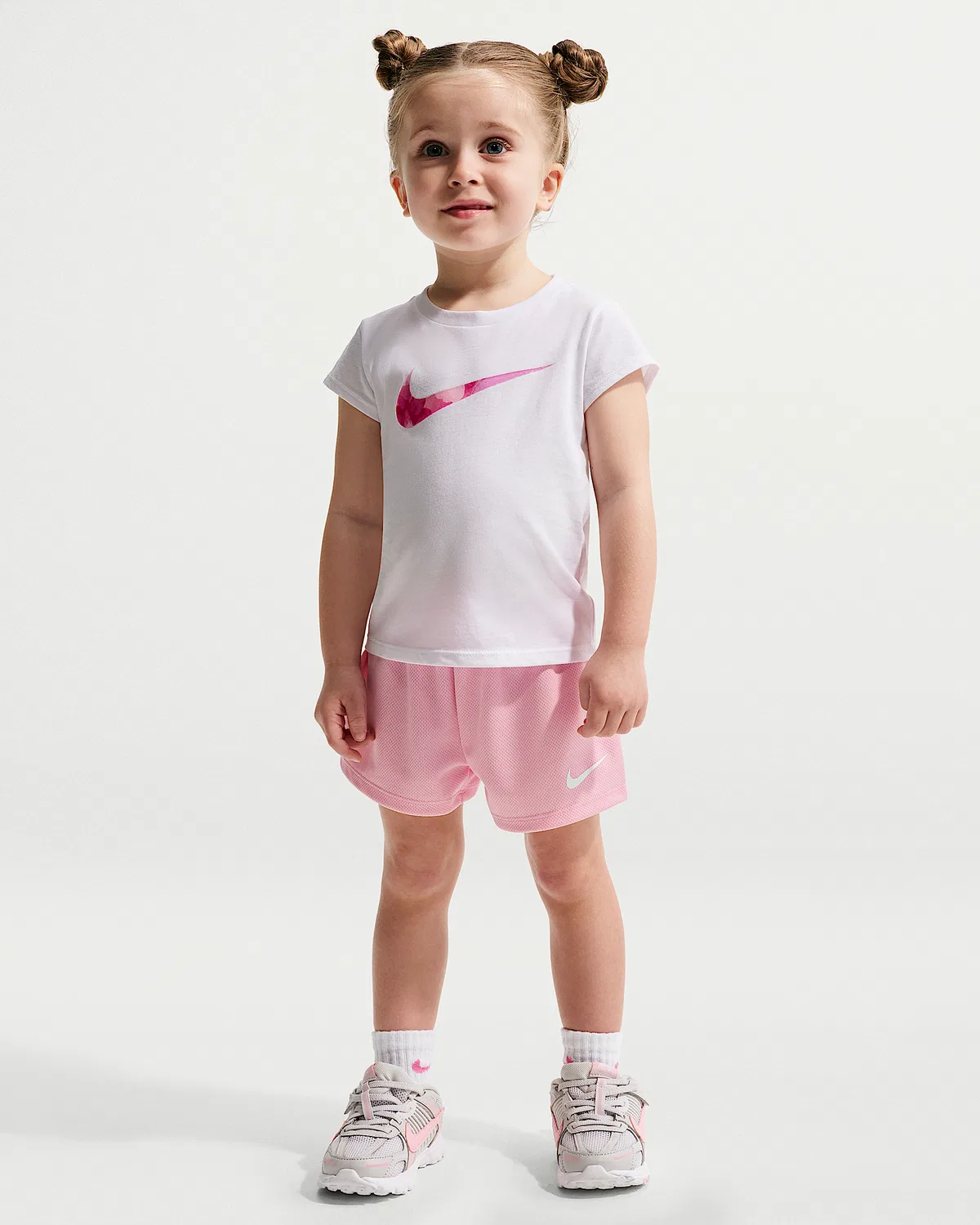 Детский комплект из шорт и топа Nike Move With Nature, Medium Soft Pink