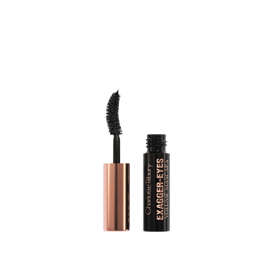 Мини-тушь для ресниц Charlotte Tilbury Pillow Talk Push Up Lashes! Exagger-Eyes Volumizing and Curling, Exagger-black, 4 мл — фото 2