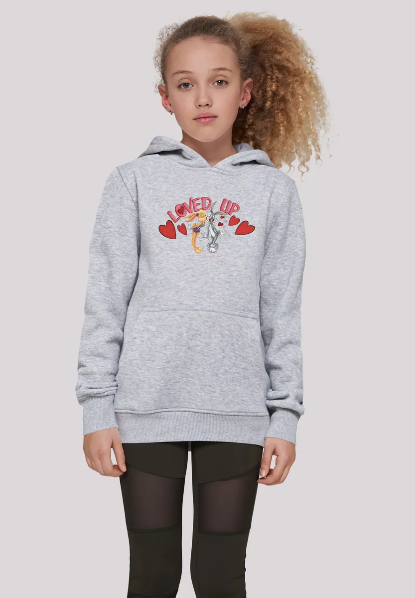 

Толстовка F4NT4STIC "Looney Tunes Bugs Bunny And Lola Valentines", принт, серый