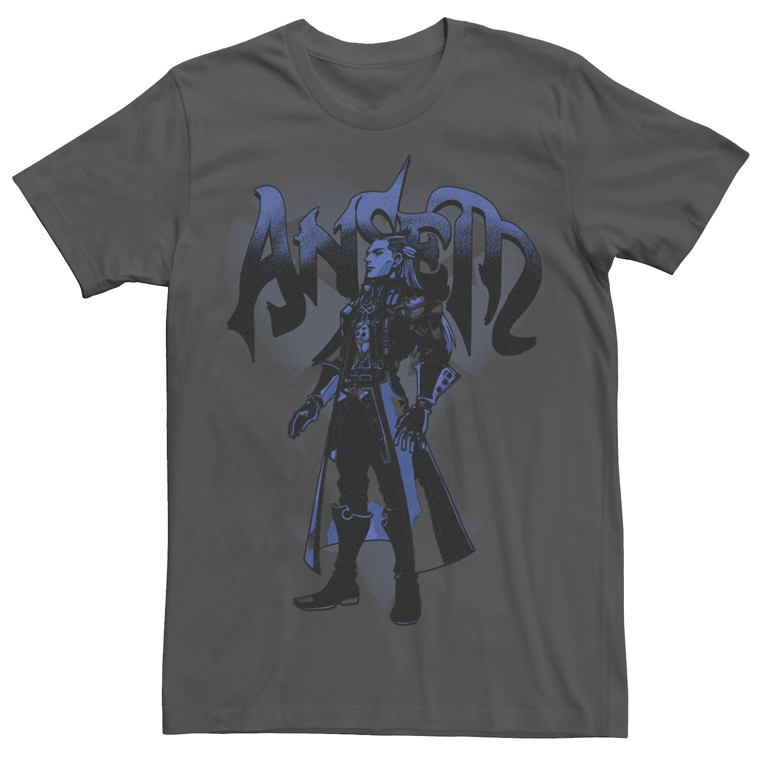 

Мужская синяя футболка с плакатом Kingdom Hearts Ansem Licensed Character, Синий, Мужская синяя футболка с плакатом Kingdom Hearts Ansem Licensed Character
