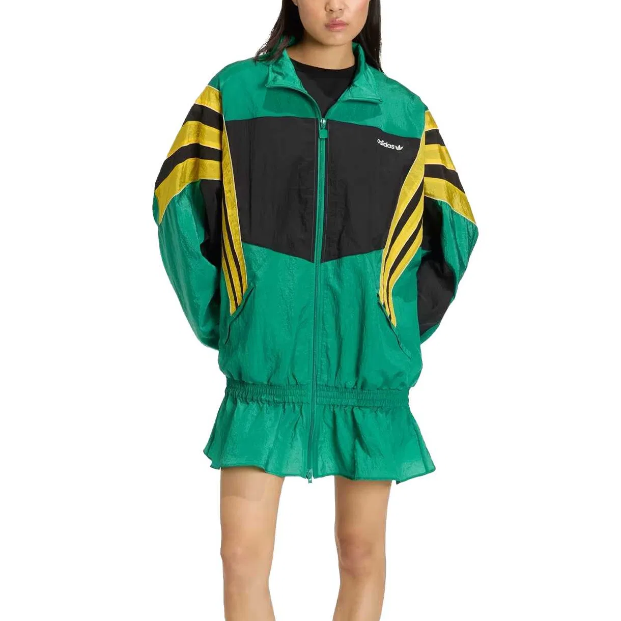 Толстовка Santiago Woven Track Adidas Originals, Bright Green — фото 3