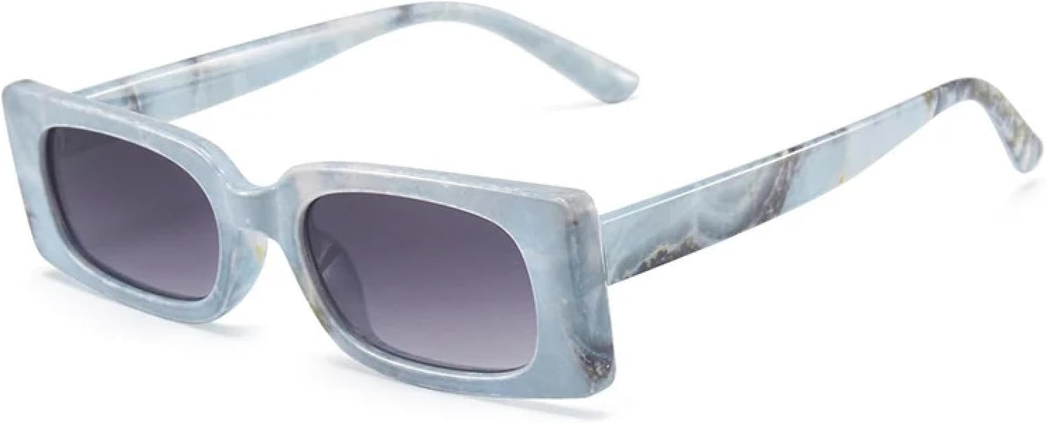 

Солнцезащитные очки с защитой от УФ-излучения UV400 для женщин и мужчин | Маленькие, конфетные оттенки, цвет «желейный чай» | для занятий спортом на открытом воздухе DSVIGF, Blue Pattern Gray