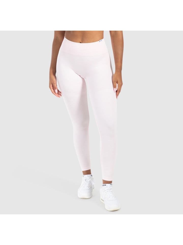 

SMILODOX Бесшовные леггинсы Yune с эффектом сборки, ярко-розовый цвет