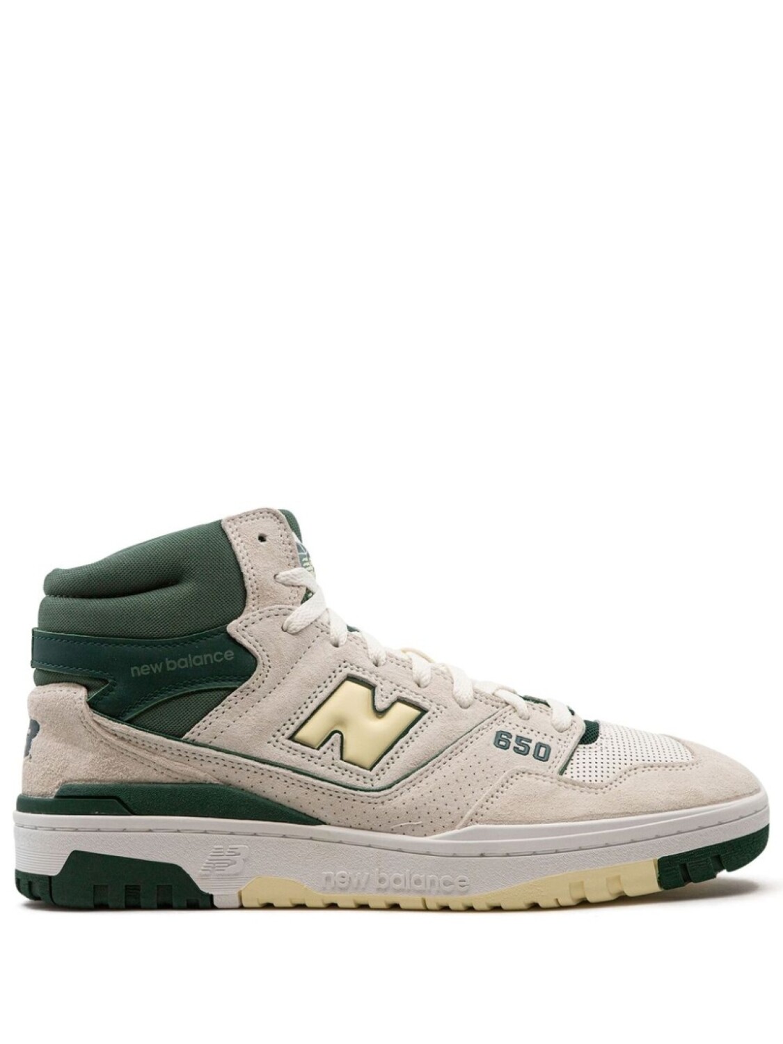 

Высокие кроссовки 650R 'Sea Salt/Nightwatch Green' New Balance, бежевый