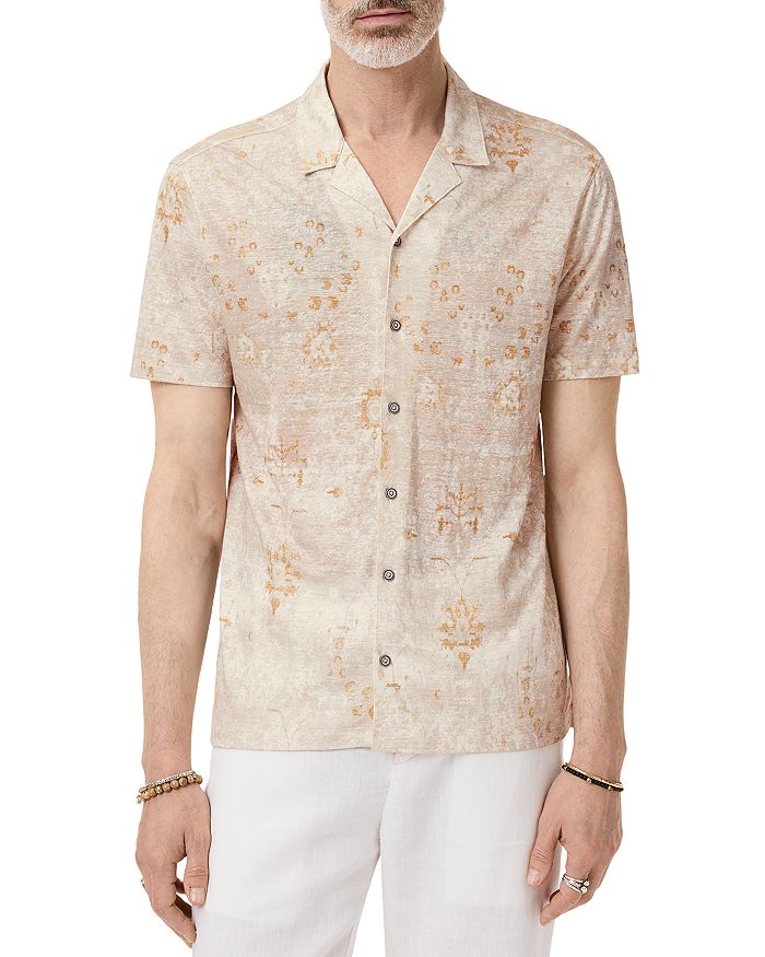 

Рубашка Espino Linen с принтом Camp John Varvatos, мультиколор
