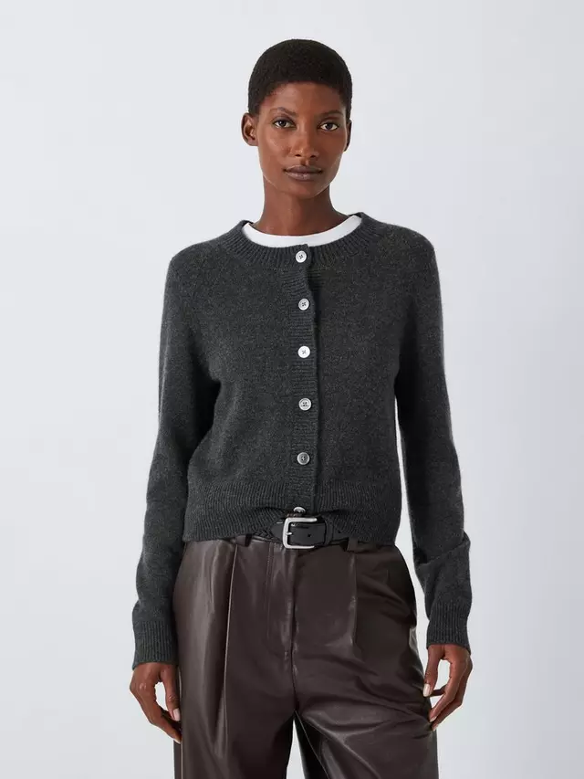 

Кардиган John Lewis Cashmere Lofty Knit, цвет charcoal