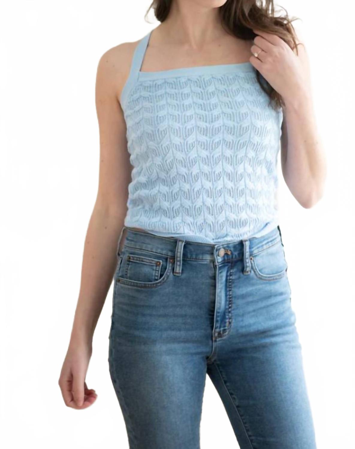 

Майка Monica Tank In White Burgess Sweaters