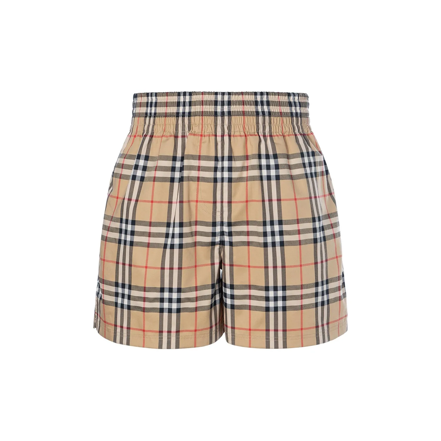 Шорты Burberry Vintage Check, с боковой полосой, бежевый