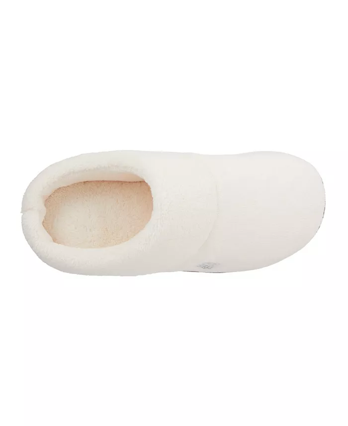 Женские спортивные тапочки с капюшоном из микротерри Isotoner Signature, белый — фото 3