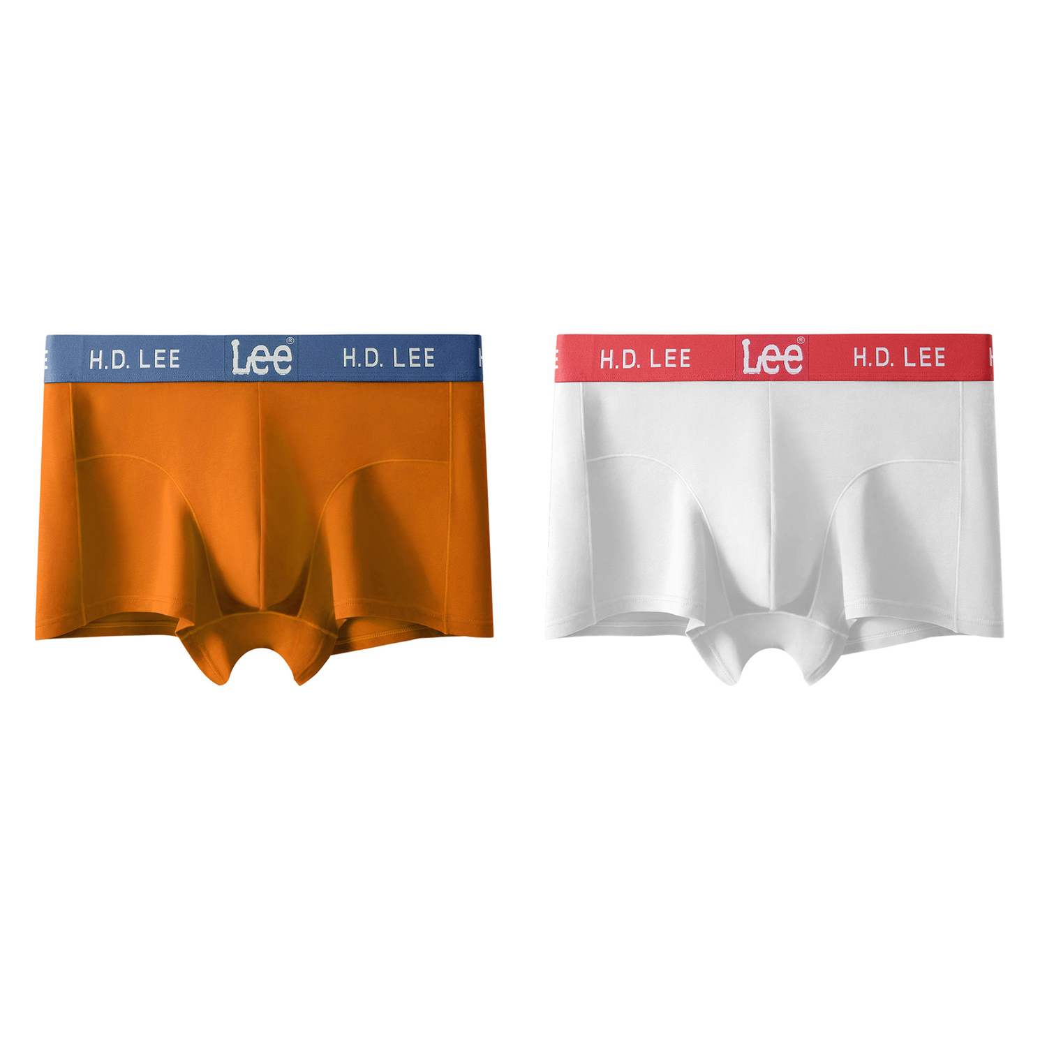 

Мужские трусы 2 штуки в подарочной упаковке Lee, 2 Pack (оранжевый+белый)