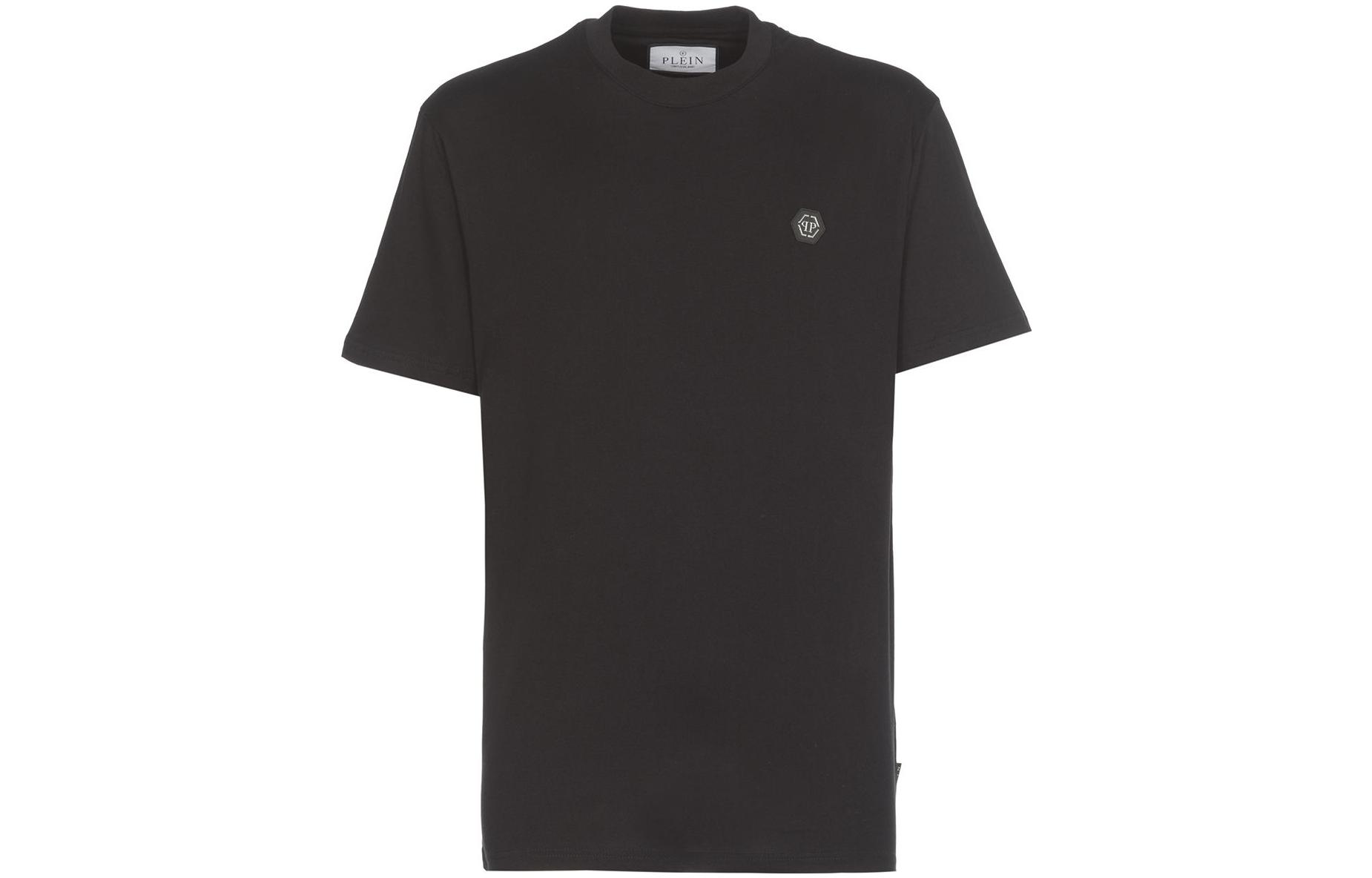 

PHILIPP PLEIN Футболка мужская черная, Черный, PHILIPP PLEIN Футболка мужская черная