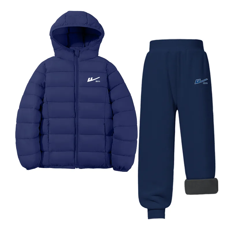 Детская повседневная спортивная одежда WARRIOR, Navy Blue/White Retro K-Dark Gray/Silver Edge Blue Logo K — фото 4
