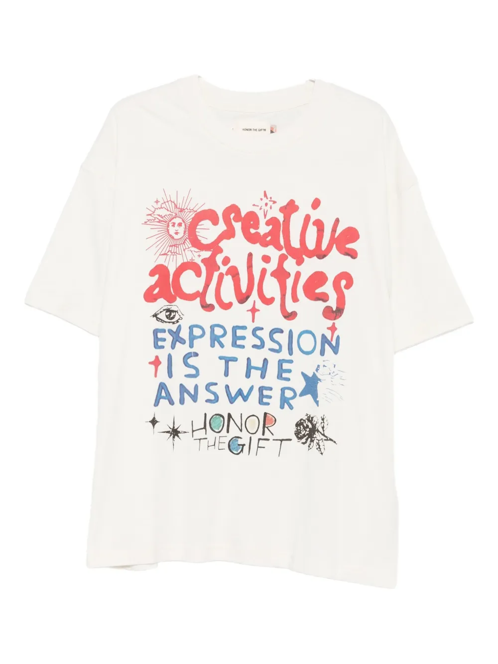 

Футболка с графическим принтом Honor The Gift, белый