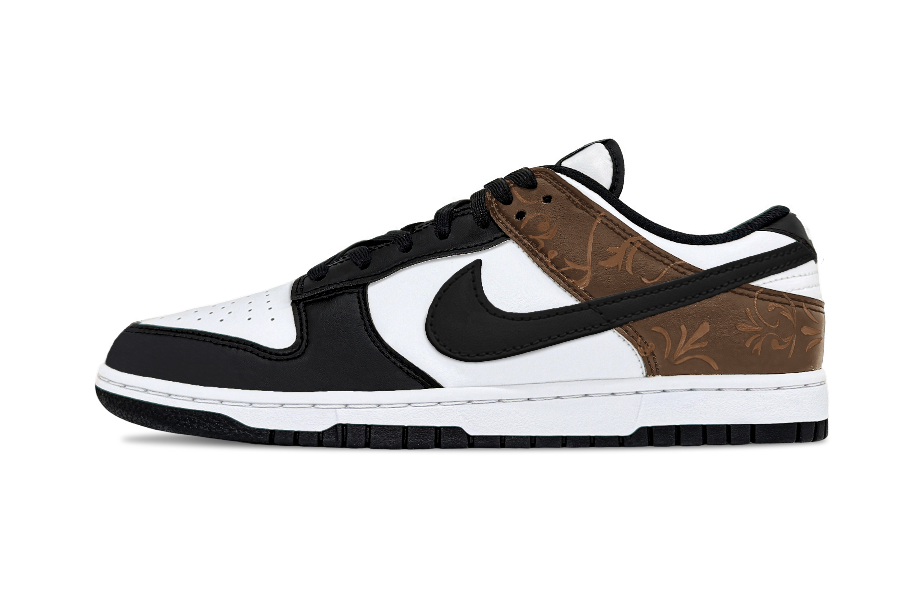 

Nike Кроссовки для скейтбординга Dunk Mocha Paisley Low Top, мужские, цвет хаки, черный