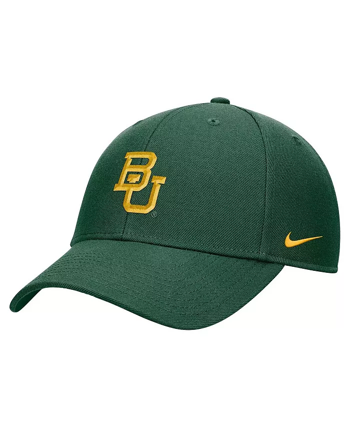 

Зеленая регулируемая бейсболка Baylor Bears 2024 Sideline Club для подростков Nike