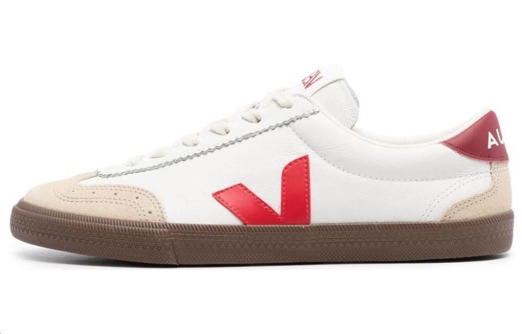 

Футболка Volley White Pekin VEJA, красно-бело-коричневая