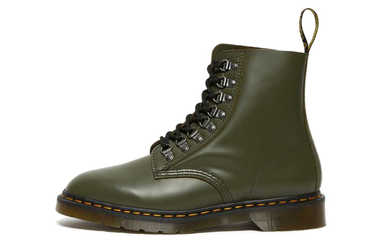 Ботинки Dr.Martens 1460 Pascal Verso Stylish Simplicity Waterproof Wear-resistant Mid Tops Martin Boots Couple Style Green
