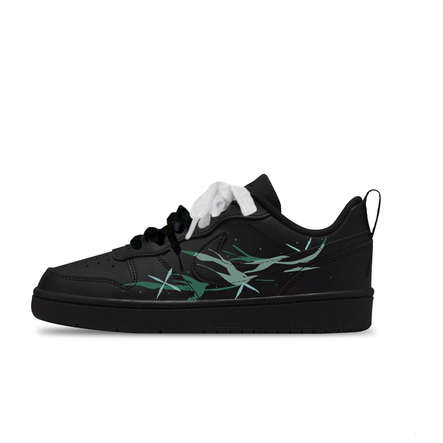 

Кроссовки для скейтбординга Court Borough Low Top детские унисекс Nike, зеленый