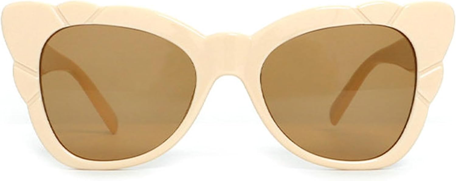 

Willochra Винтажные большие милые солнцезащитные очки «кошачий глаз» для женщин, классические ретро-очки с бабочками, модные солнцезащитные очки с градиентным переходом UV400, C3