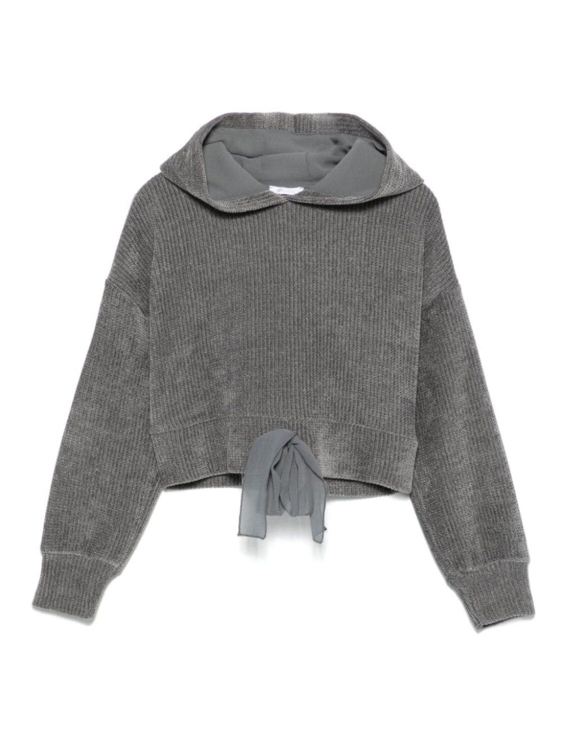 

Толстовка Miss Grant Kids из синели, серый