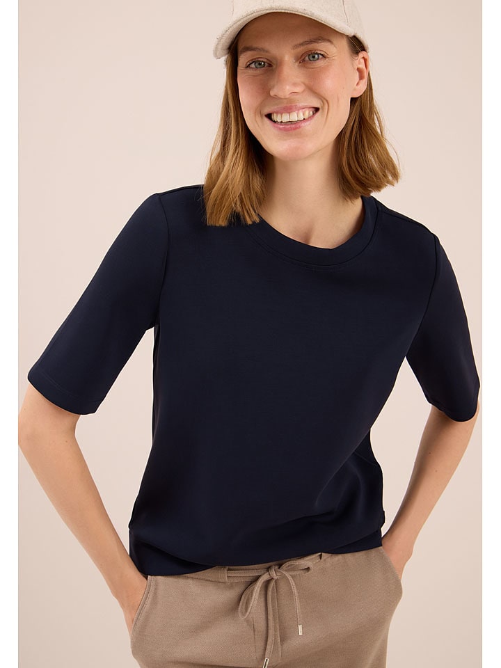 

Cecil Футболка темно-синего цвета, Синий, Cecil Футболка темно-синего цвета