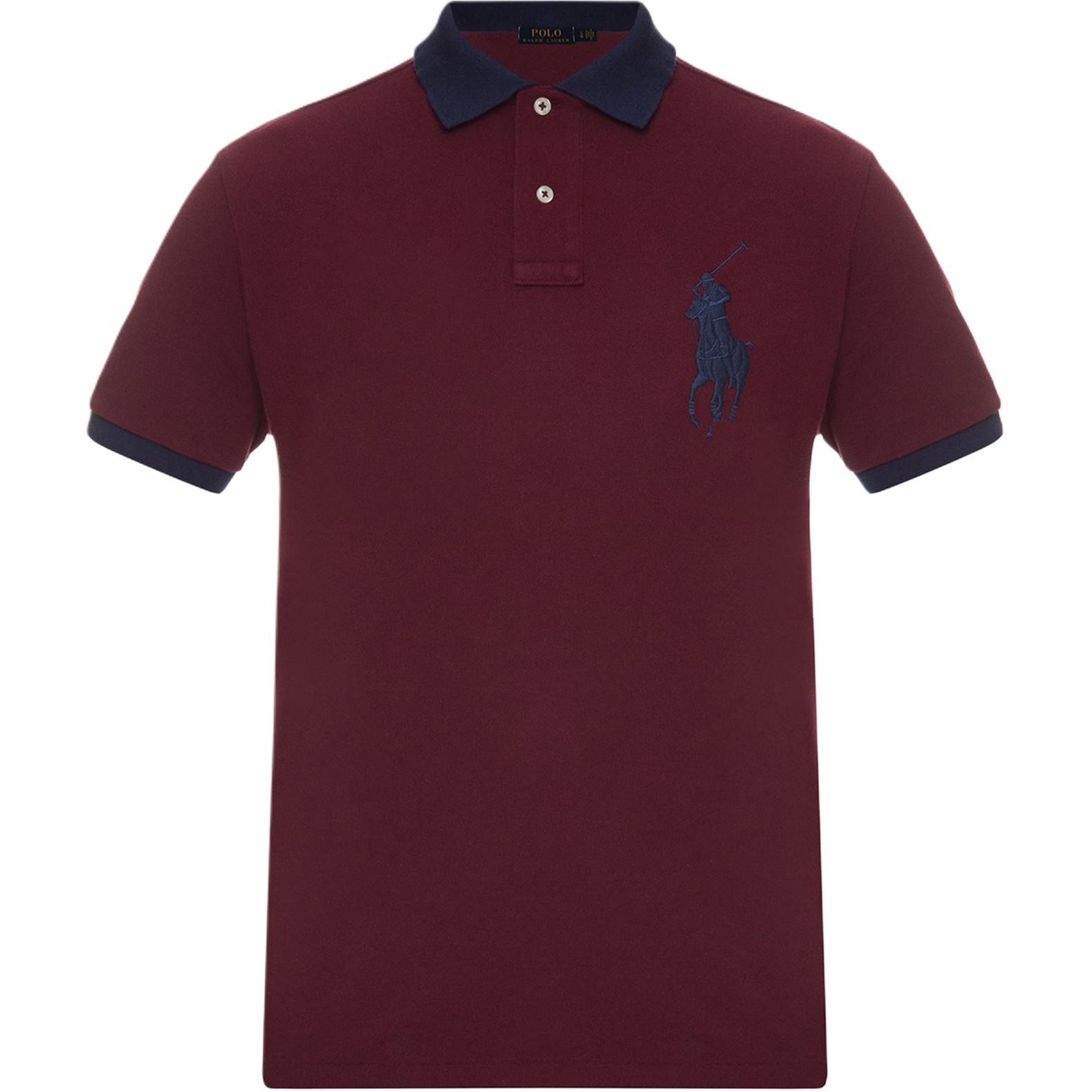 

Polo Ralph Lauren Поло SS24 мужская бордовая, Красный, Polo Ralph Lauren Поло SS24 мужская бордовая