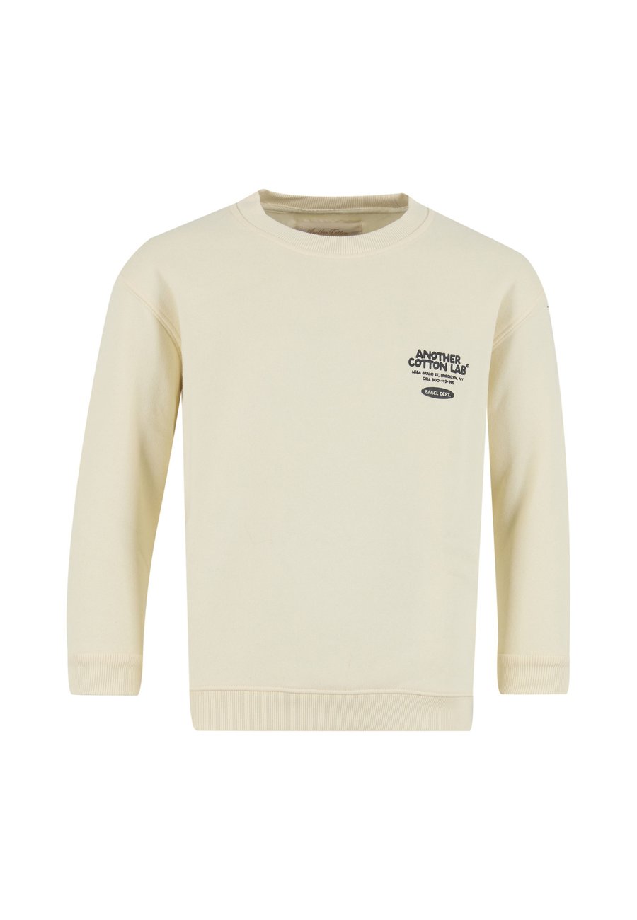 Толстовка Another Cotton Lab BAGEL SOCIETY SWEATER, White