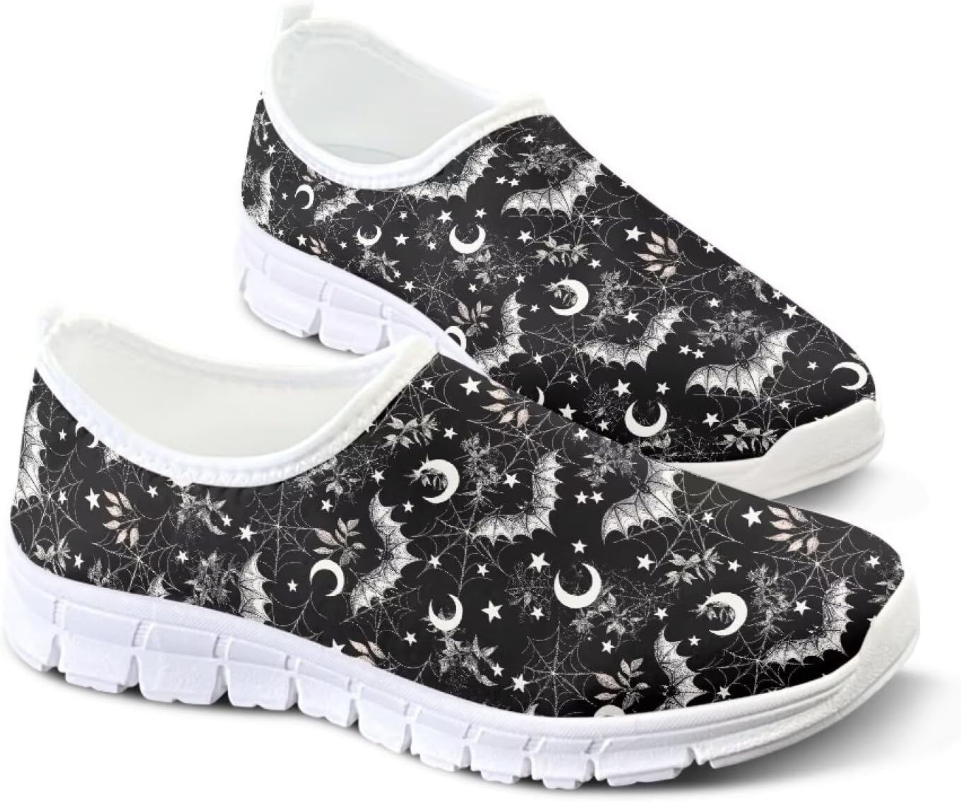 

Удобные женские прогулочные кроссовки, унисекс, повседневная мода, стильные кроссовки Fonplted, Halloween Bat