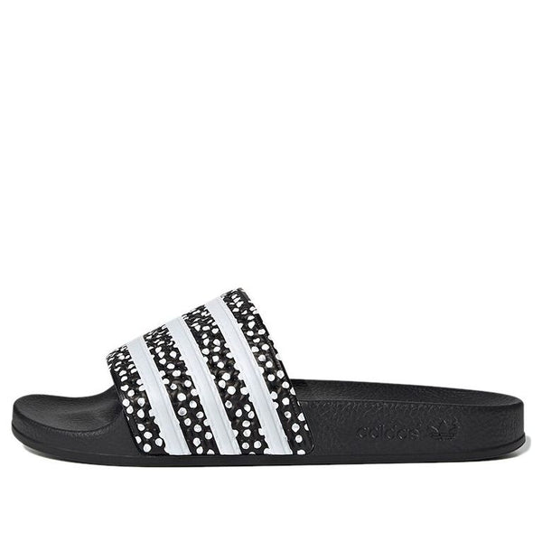 Тапочки adilette слайды Adidas, черный
