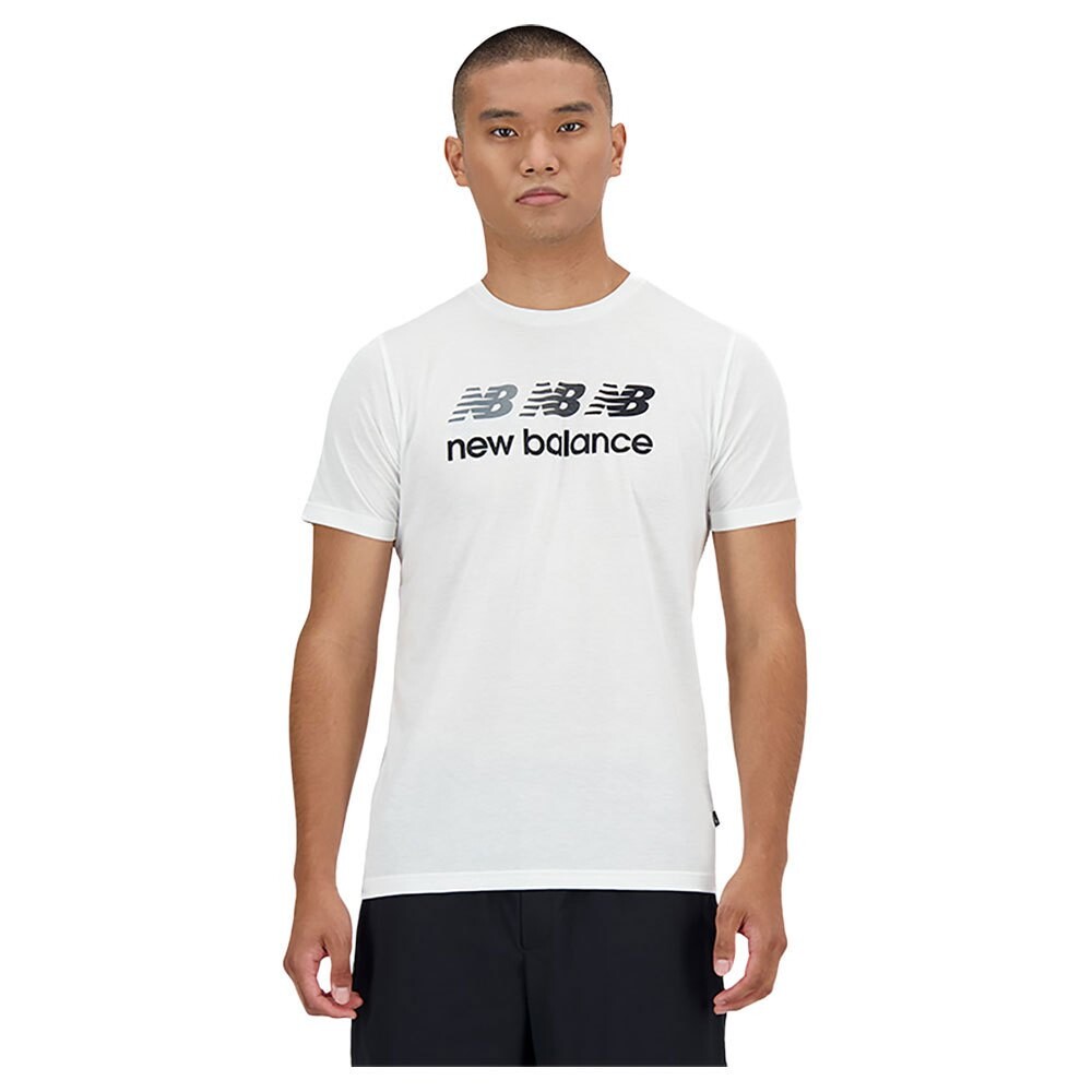 

Футболка с коротким рукавом New Balance Sport Essentials Heathertech Graphic, белый