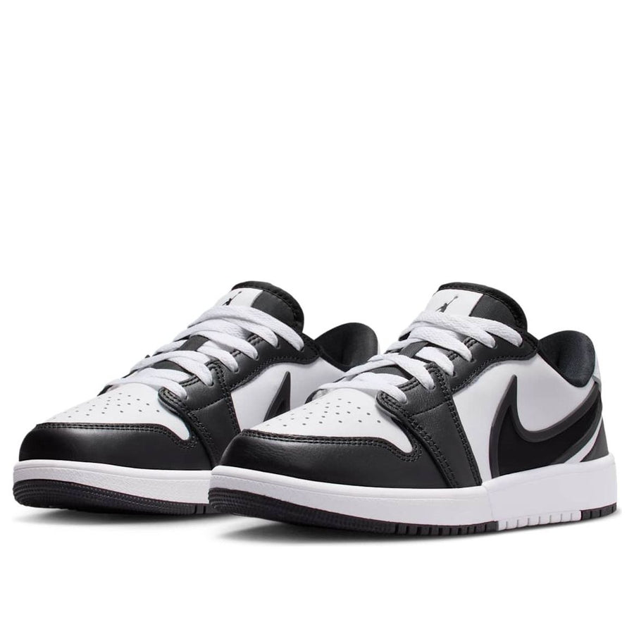 Кроссовки (GS) Air Jordan 1 Low RM EasyOn 'Black White', черный — фото 3