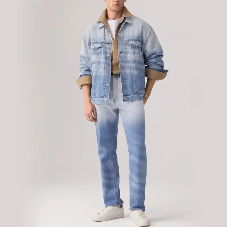 Levis Джинсовая куртка Levi’s светло-голубого цвета, Light Blue — фото 3