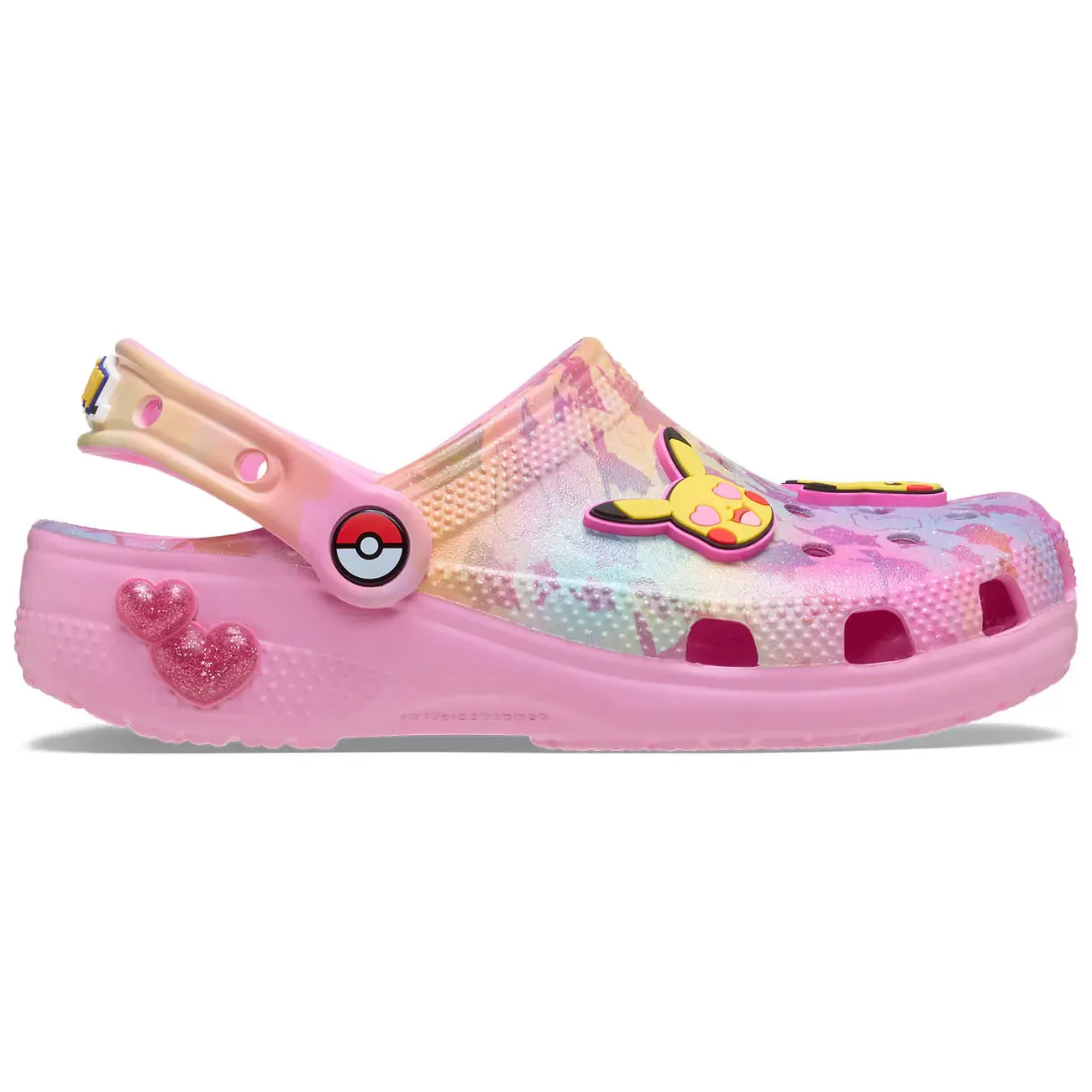 Детские сабо Pikachu Pink Classic Clog K Crocs, мультиколор