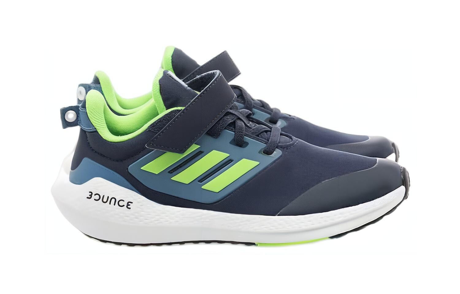 Кроссовки Eq21 Run 2.0 Kids, низкие, черные/зеленые Adidas — фото 2