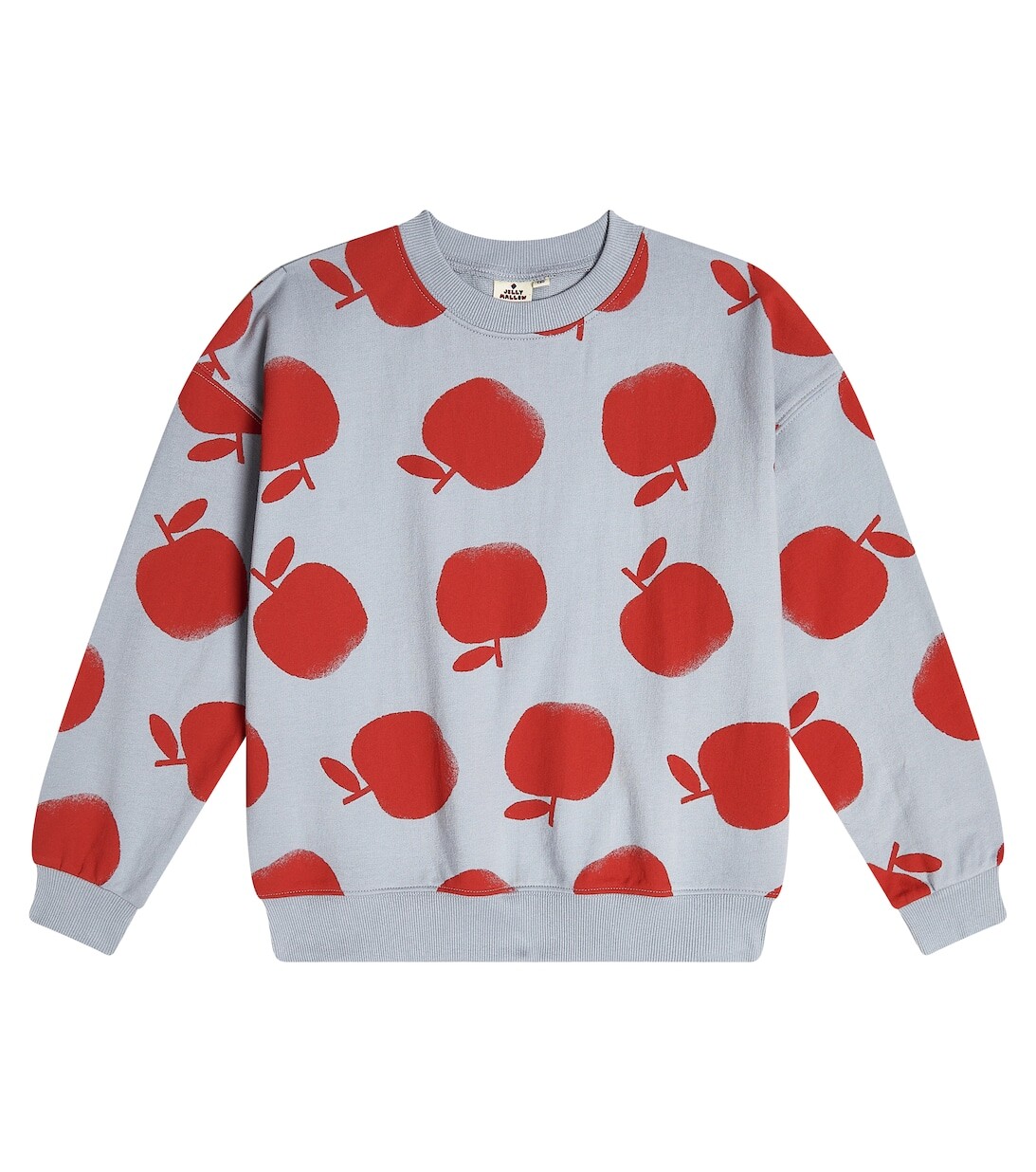 

Толстовка из хлопка с помпонами Jellymallow, синий