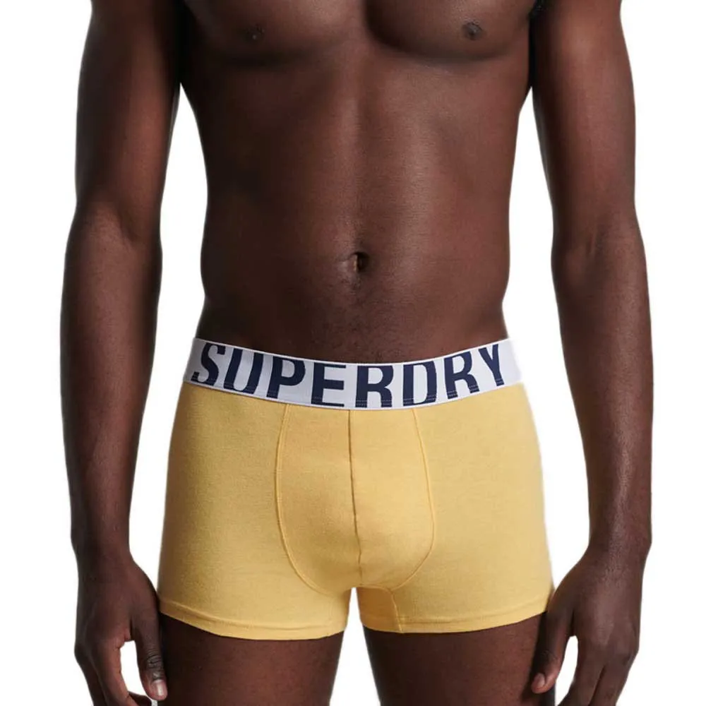 

Трусы-боксеры Superdry Dual Logo 2 units, желтый