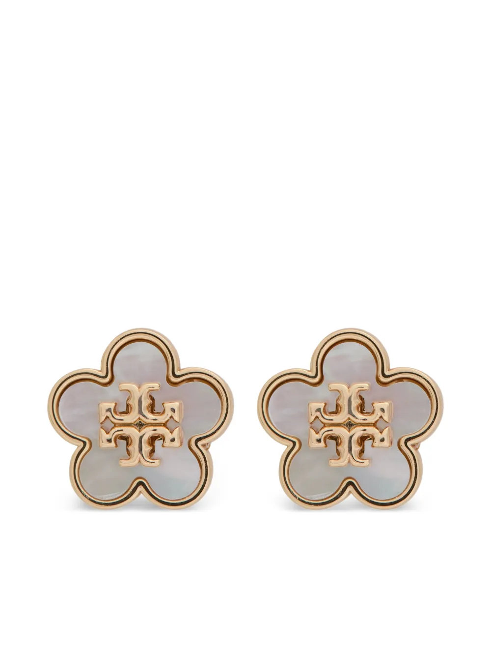 

Серьги-гвоздики Kira Flower Tory Burch, золотой