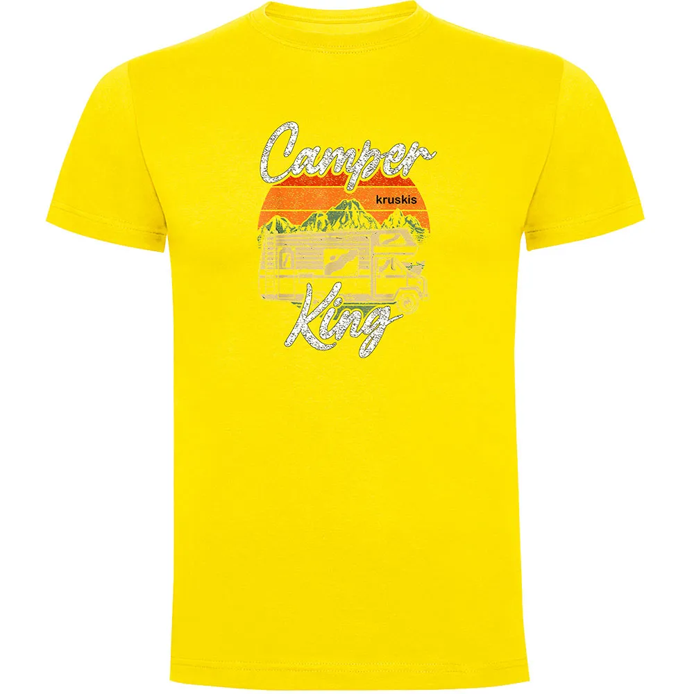 

Футболка с коротким рукавом Kruskis Camper King, желтый