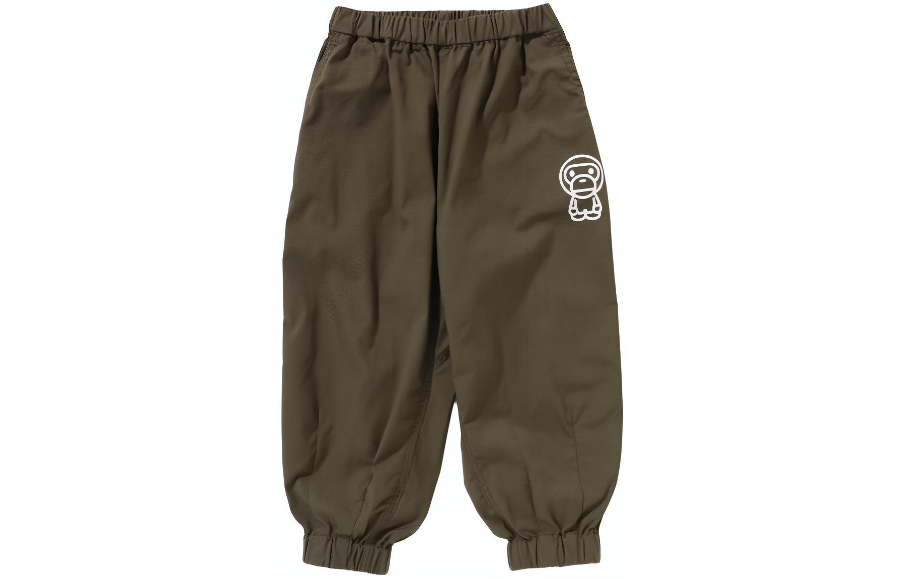 Детские спортивные штаны A BATHING APE, Умбра — фото 4