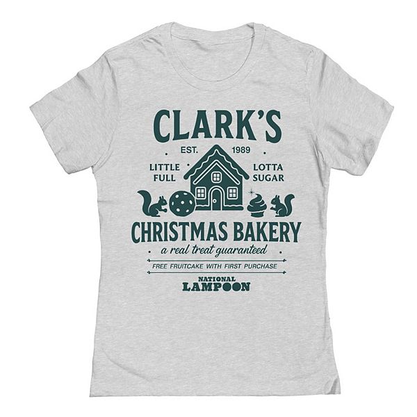 

Футболка с принтом National Lampoon's Christmas Vacation Clark's Christmas Bakery Licensed Character