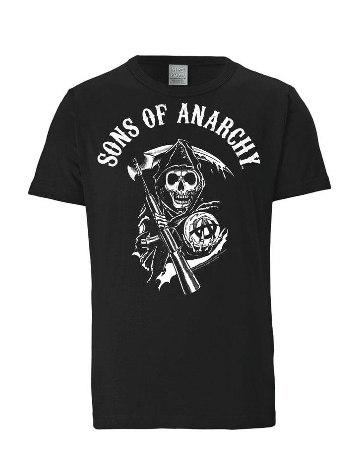 

Logoshirt Футболки с логотипом Sons Of Anarchy черного цвета, Черный, Logoshirt Футболки с логотипом Sons Of Anarchy черного цвета