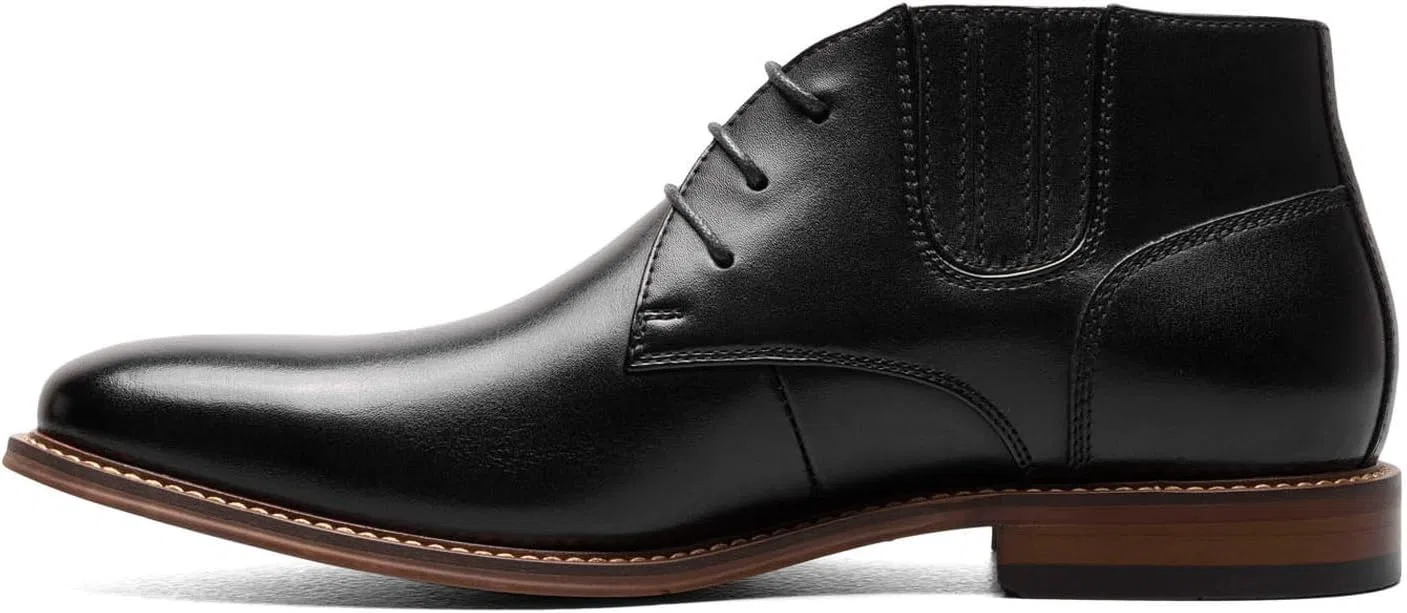 Мужские ботинки-чукка Stacy Adams Maxwell Demi Plain Toe, Black — фото 4