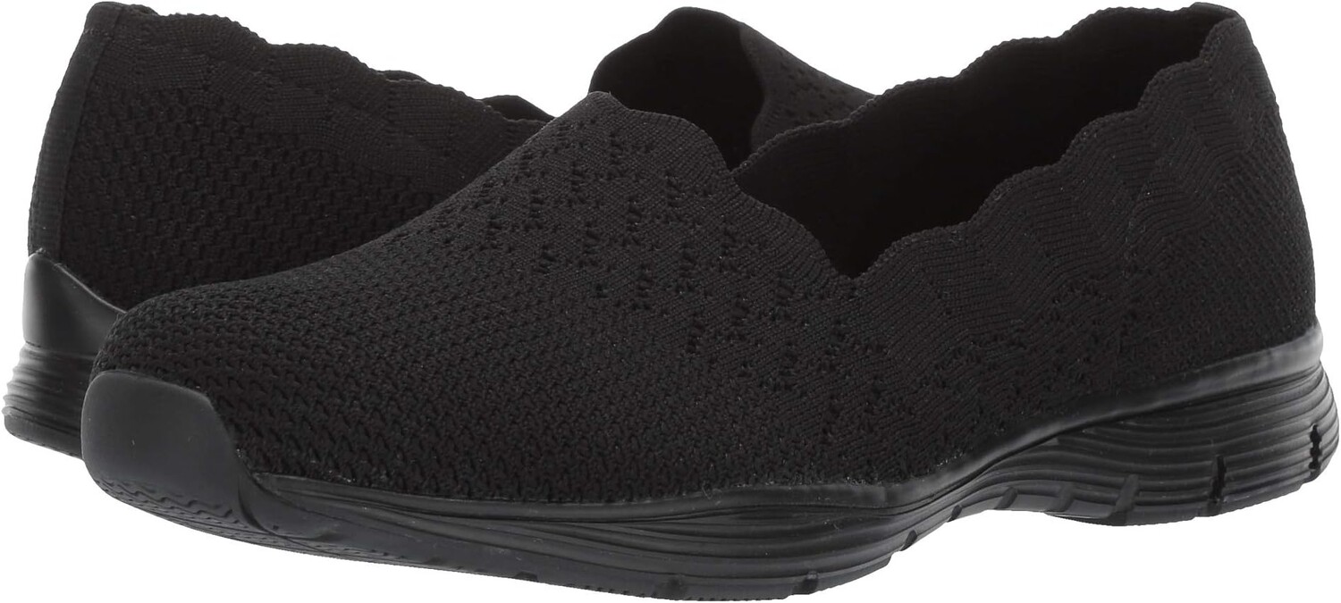 Лоферы SKECHERS Seager - Stat, цвет Black/Black