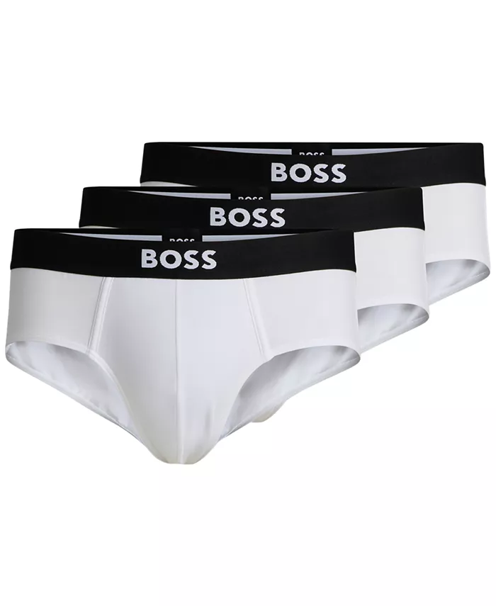 

Hugo Boss Мужские трусы-слипы BOSS One, 3 шт, белый
