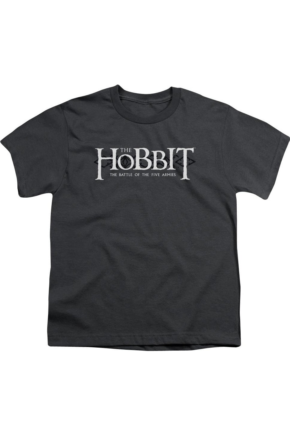 

Футболка с коротким рукавом для детей с орнаментированным логотипом Hobbit Gildan, Charcoal