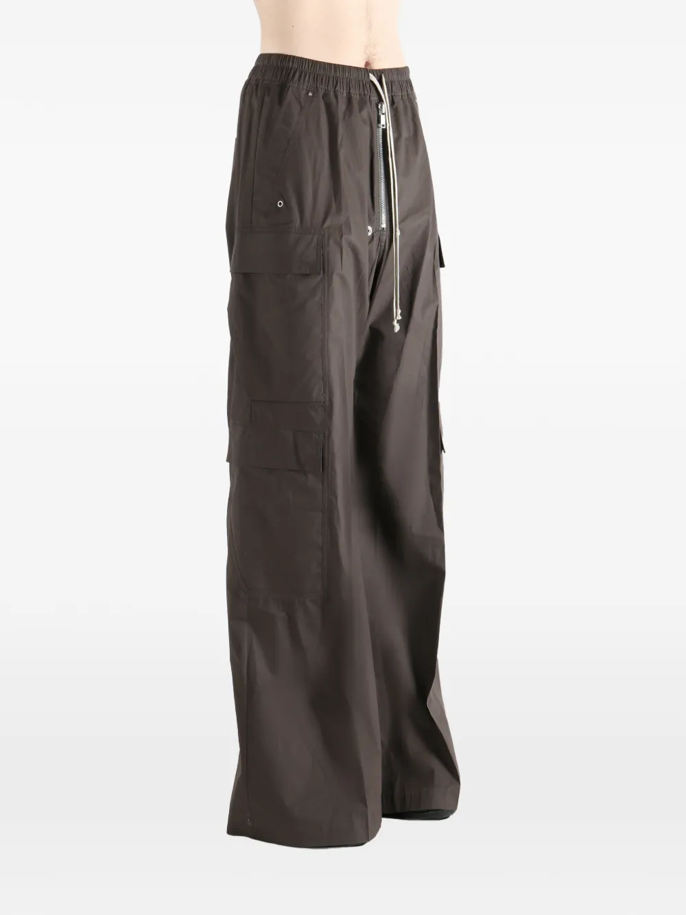 Карго-брюки на кулиске Rick Owens, коричневый — фото 3