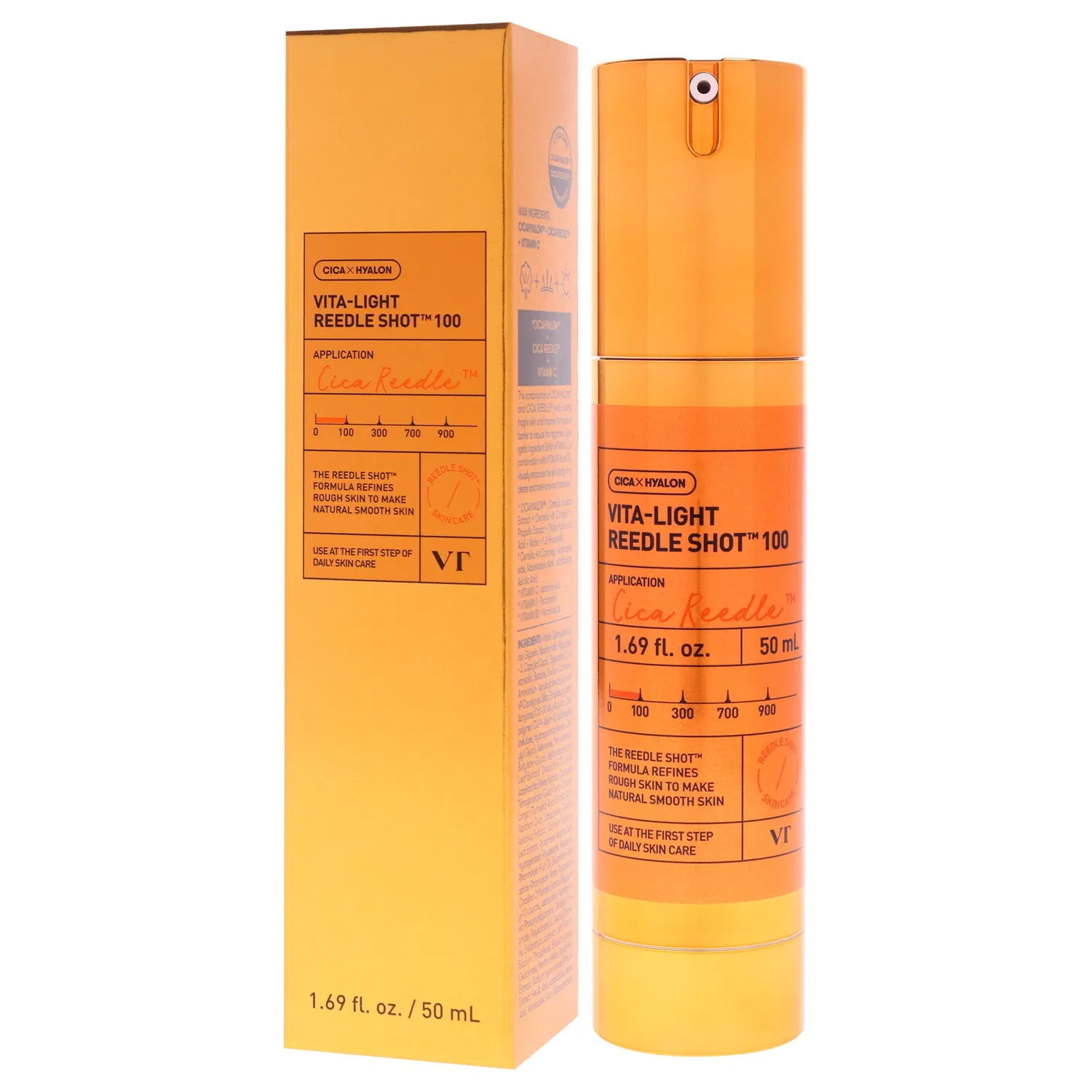 Сыворотка Vita-Light Reedle Shot 100 от Vt Cosmetics для женщин - 1,69 унции, Clear — фото 4