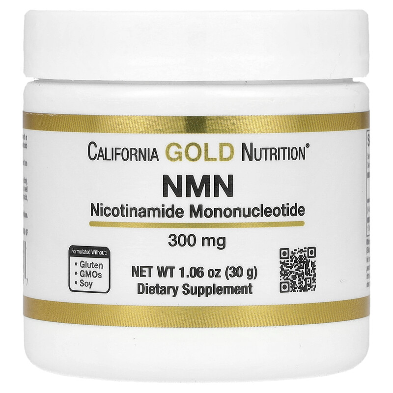 

California Gold Nutrition, NMN в порошке, 30 г (1,06 унции)