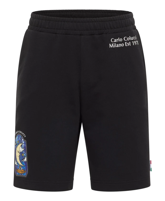 

Мистические спортивные шорты с изображением Таро Carlo Colucci, черный